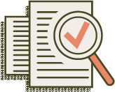 Icône représentant la qualité et la réglementation dans l'alimentation animale